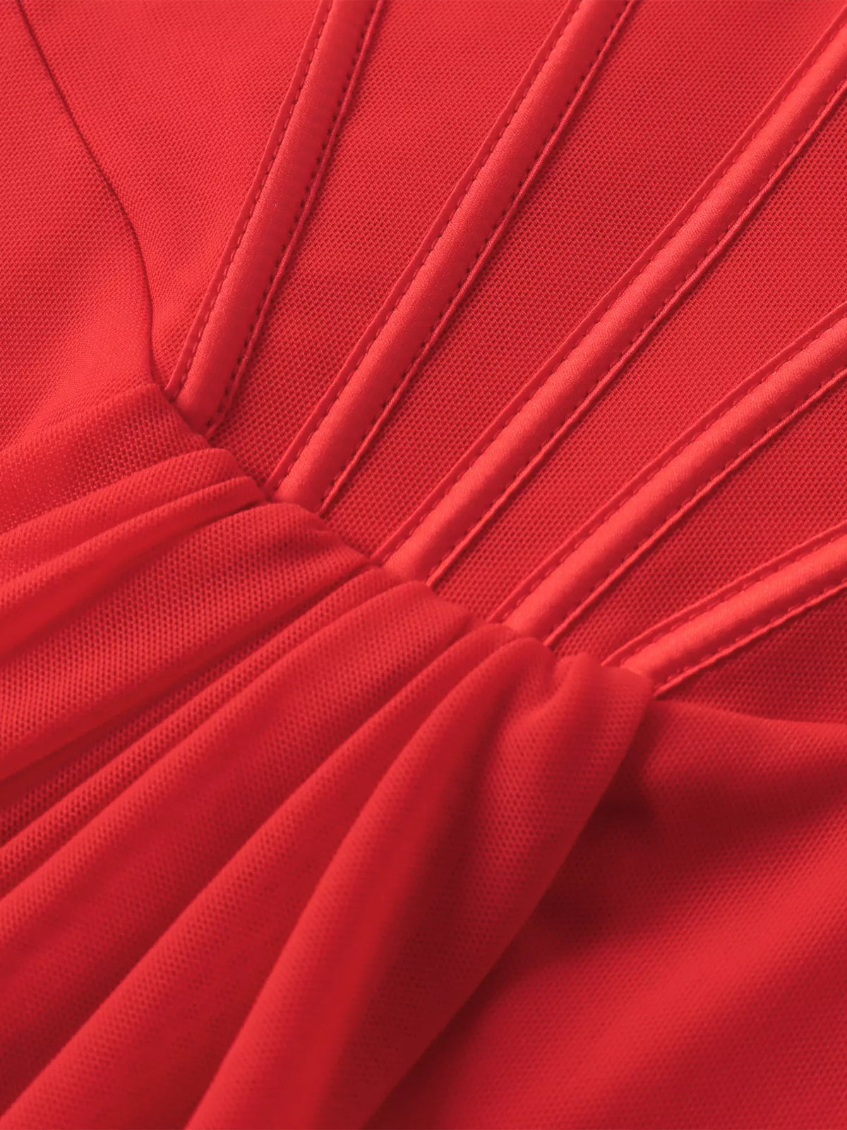 Ruched Halter-Neck Mini Dress