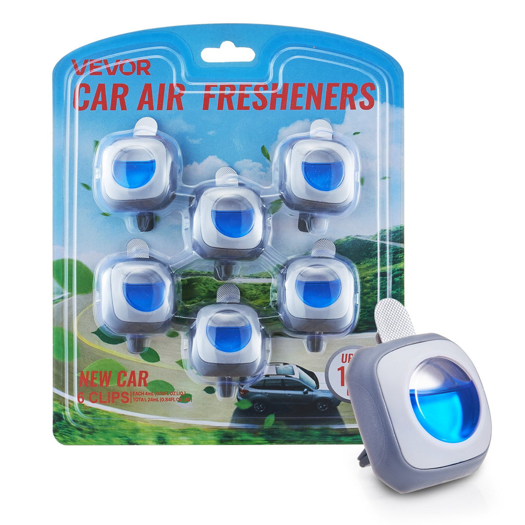 Car Air Freshener 6-Pack | New Car Scent Vent Clips | Long Lasting 4ml Each | Premium Fragrance — Prime Trend Market