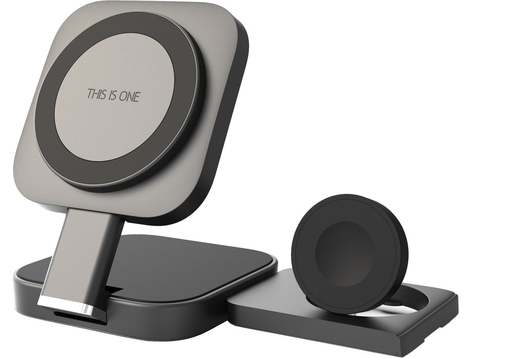 Desktop 3-in-1 Wireless Charger Station — iPhone, Apple Watch & AirPods — Prime Trend Market