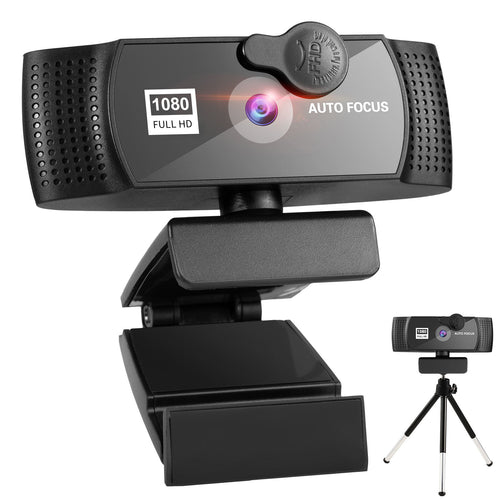 1080P Beauty Auto Focus Webcam — HD Computer Camera with Built-In Mic for Streaming & WFH — Prime Trend Market