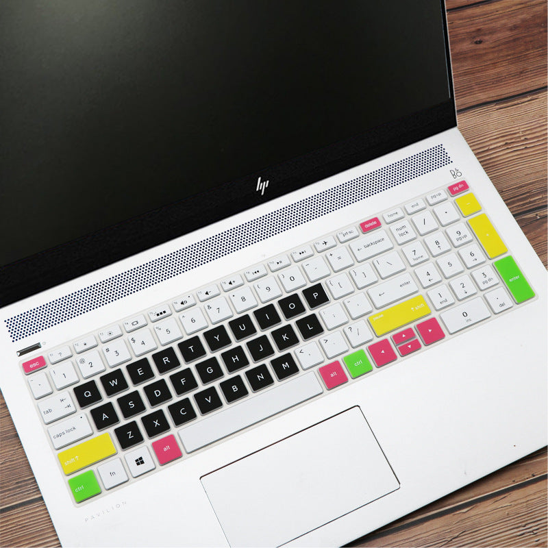 15.6" Laptop Keyboard Cover Protector | Silicone Film | 20+ Colors | Dust & Spill Protection — Eliza & Tuan
