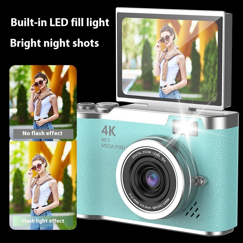 FlipShot™ HD Flip-Screen Vlog Camera — Entry-Level Digital Cam in 14 Pastel Colors — Prime Trend Market