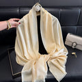 Lightweight Raw-Hem Scarf