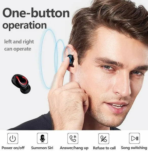 Mini TWS Earbuds | Bluetooth 5.1 IPX7 Waterproof Stereo Headphones — Prime Trend Market