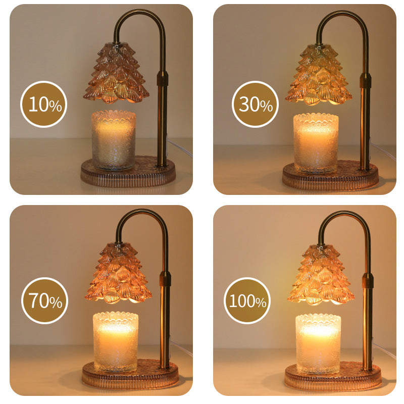Candle Warmer Lamp with Timer & Dimmer — Adjustable Height, 4 Brightness Modes | Elegant Home Décor Accent — Prime Trend Market