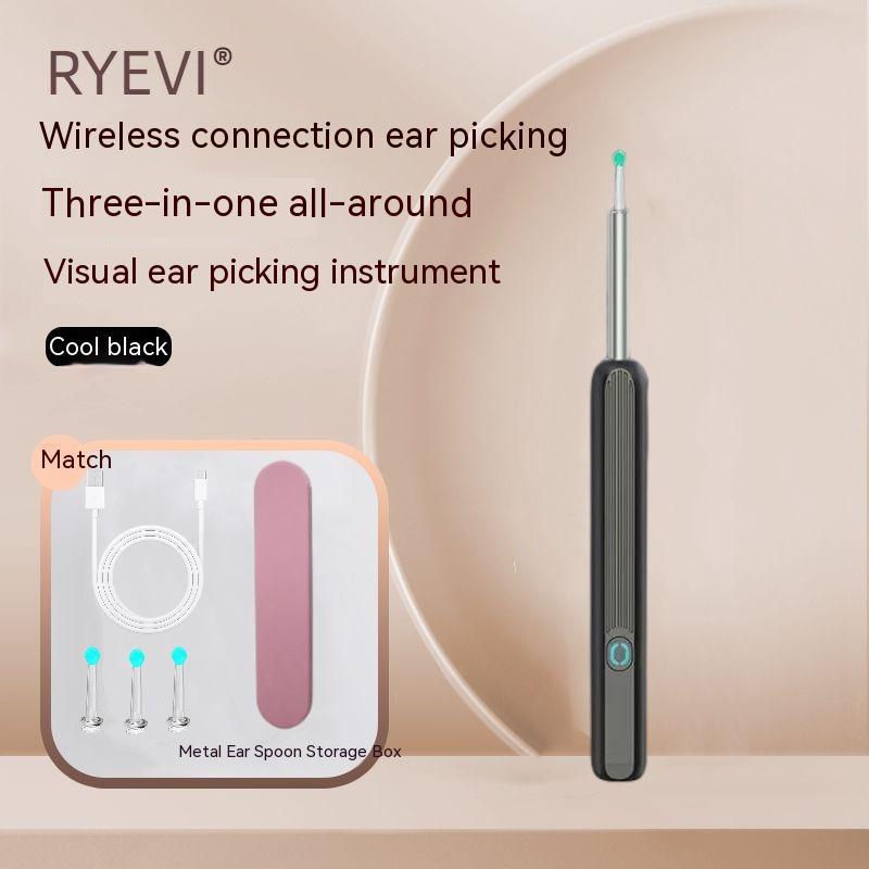 Wireless HD Ear Endoscope — Smart Luminous Ear Pick with 1296p Camera — Eliza & Tuan