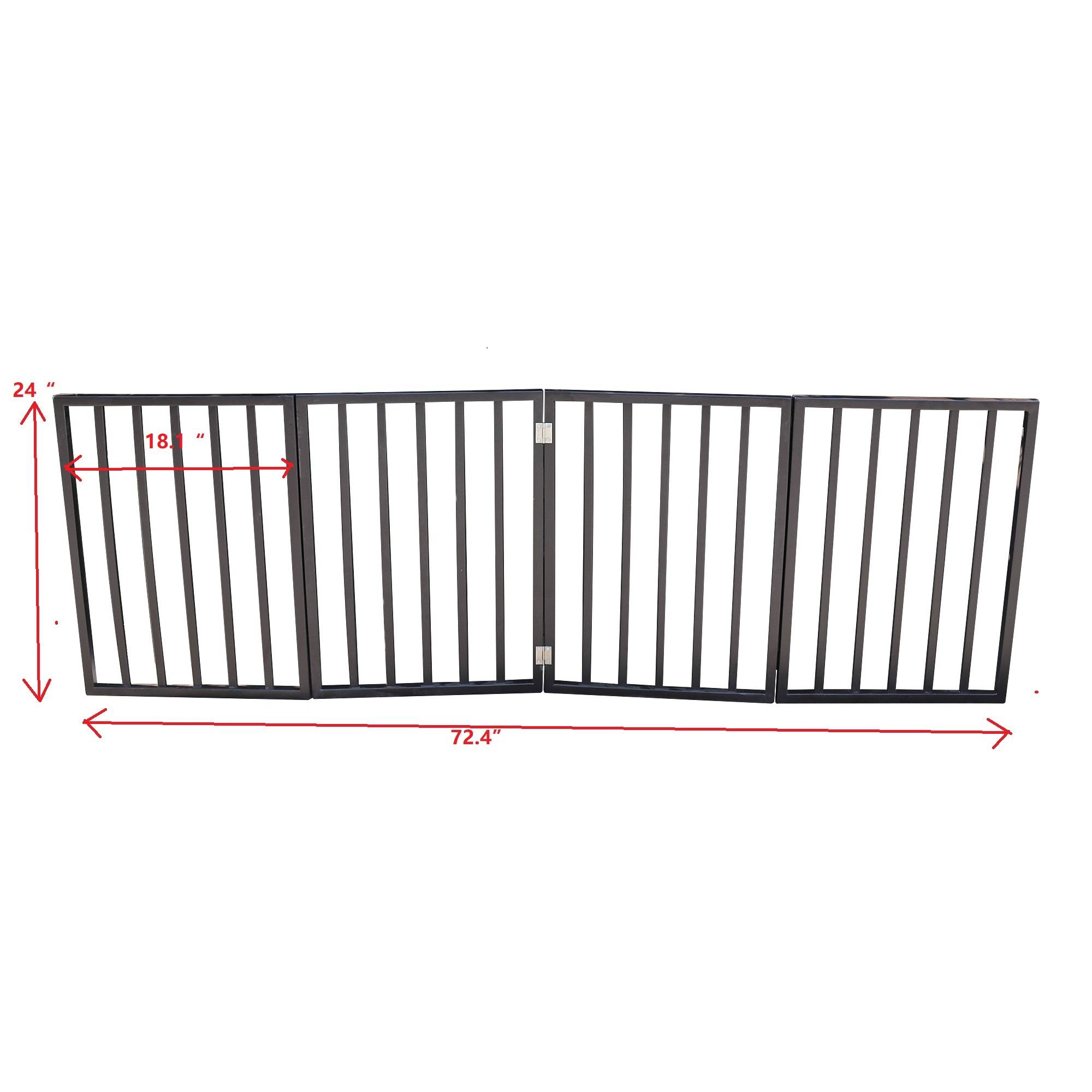Foldable Pet Gate — Dog & Cat Safety Gate for Doorways, Stairs & Rooms — Prime Trend Market