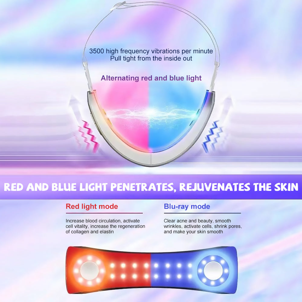 V-Face Sculpting & Double Chin Lifting Device | EMS Microcurrent LED Photon Therapy — Prime Trend Market