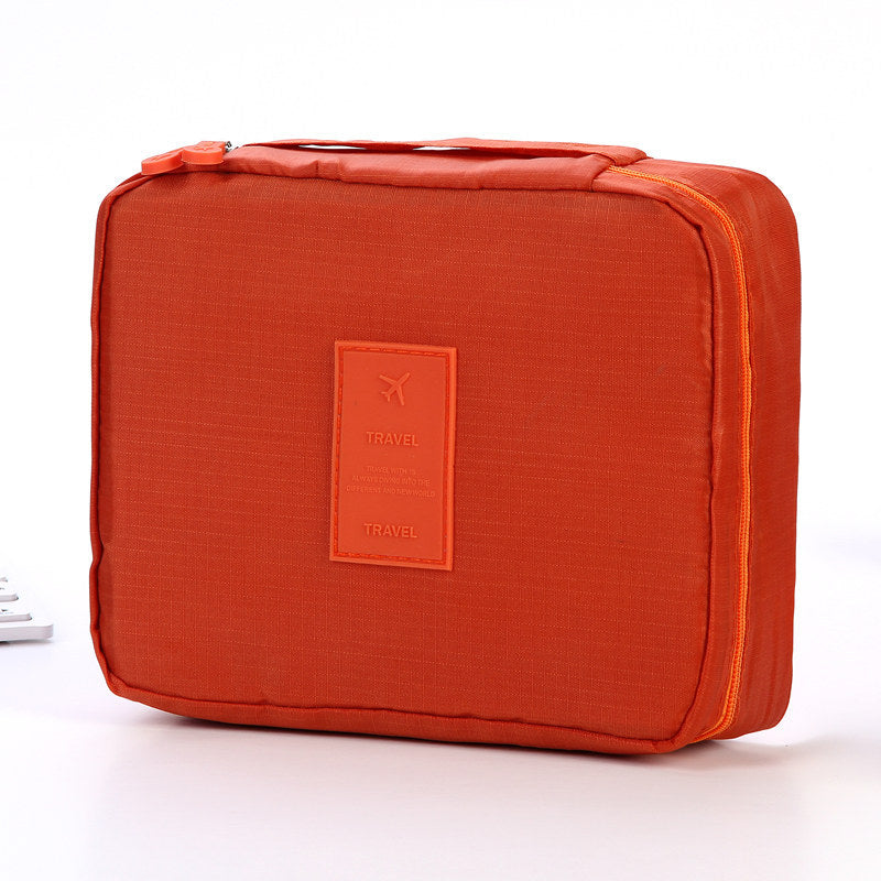 Waterproof Travel Cosmetic Bag — Multi-grid Divider Toiletry & Makeup Organizer — Prime Trend Market
