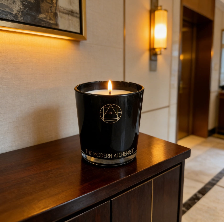 The Modern Alchemist 300g Luxury Soy Wax Candle — 5 Signature Scents | Champagne, Espresso, Leather, Red Wine & Tobacco — Prime Trend Market