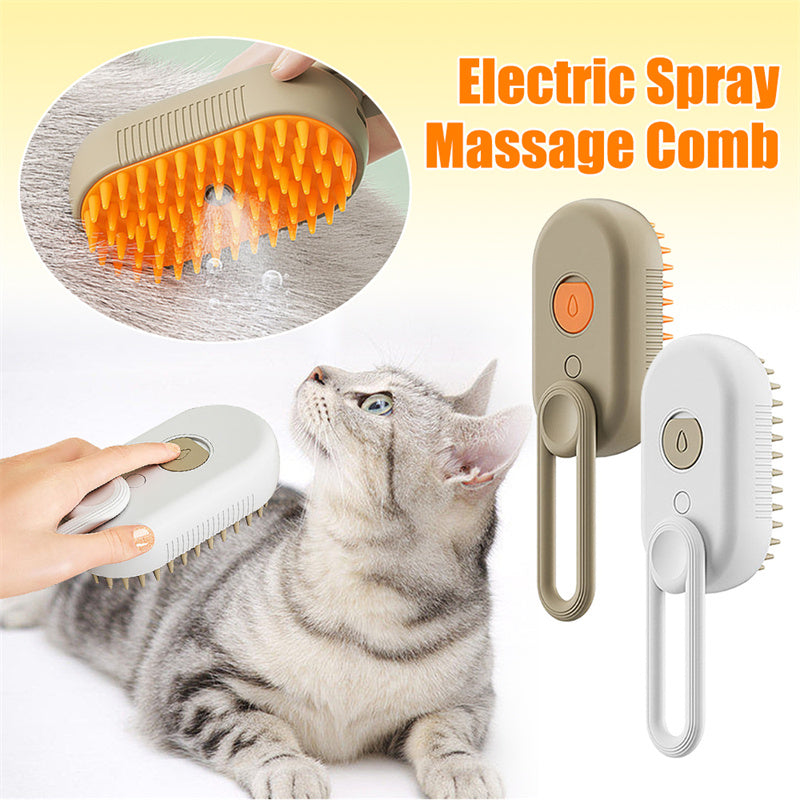 Pet Grooming Power Duo — Electric Steam Brush & Self-Cleaning Slicker Comb — Prime Trend Market