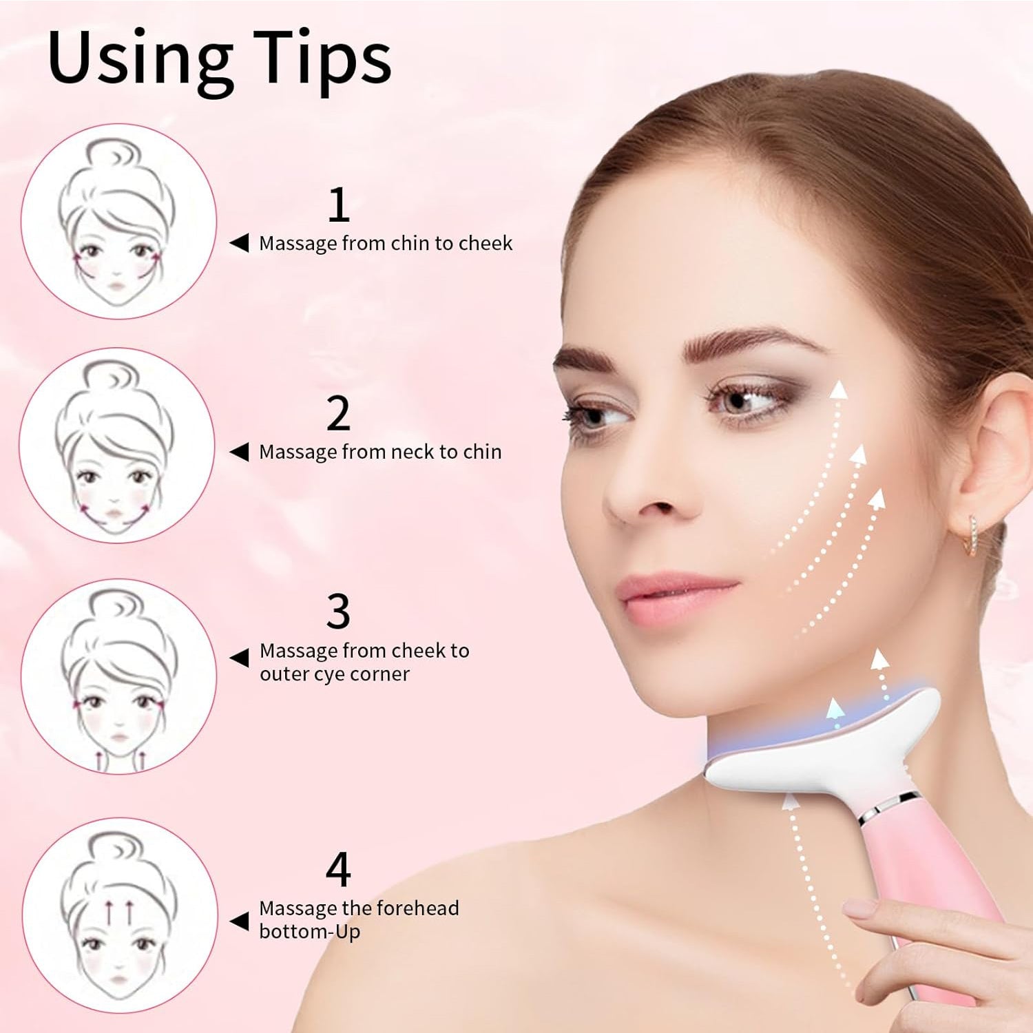 3-in-1 Face & Neck Sculpting Massager — Thermal + Vibration + Lifting Tool — Prime Trend Market