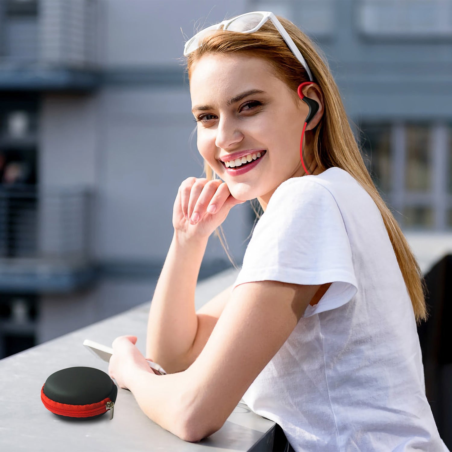 Wireless Sport In-Ear Earphones — Bluetooth V4.1, CVC6.0 Noise Cancellation, 4.5Hr Battery — Eliza & Tuan