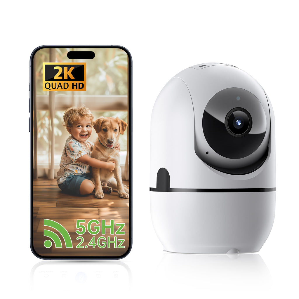 PTZ WiFi Security Camera — AI Tracking, 2-Way Audio, Night Vision & 360° Coverage — Prime Trend Market