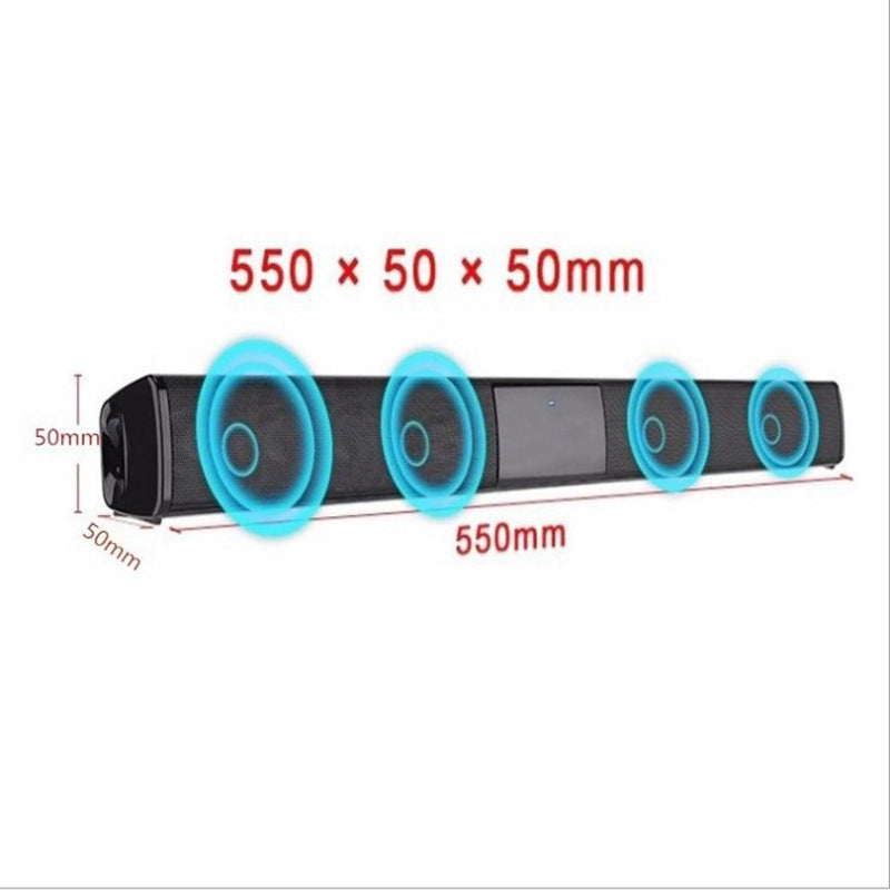 Echo Wall Bluetooth Speaker — Slim Bar Design, 20W Surround Sound, 8Hr Battery, 2 Sizes — Eliza & Tuan