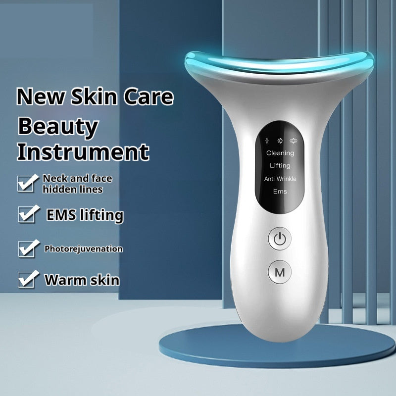 Luxury Neck Lifting & Tightening Beauty Instrument — Infrared, Color Light & Negative Ion Skin Rejuvenation Device — Prime Trend Market