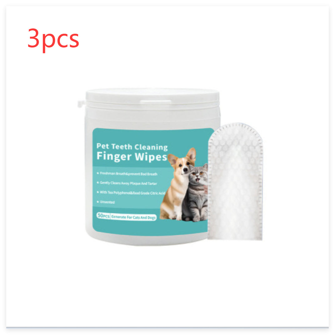 Luxury Pet Dental & Ear Care Cleaning Wipes – Disposable Fingertip Wipes for Cats & Dogs — Prime Trend Market