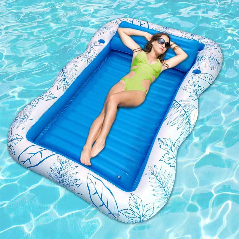 Luxury Inflatable Pool Float Recliner – Giant Tanning Lounger for Swimming Pools — Prime Trend Market
