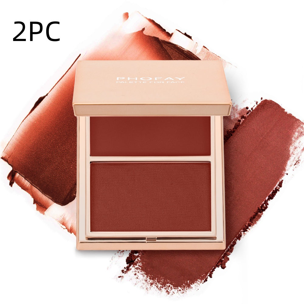 Double-Take Cream & Powder Blush Duo — Smooth, Weightless & Buildable | 6 Shades + Sets — Prime Trend Market