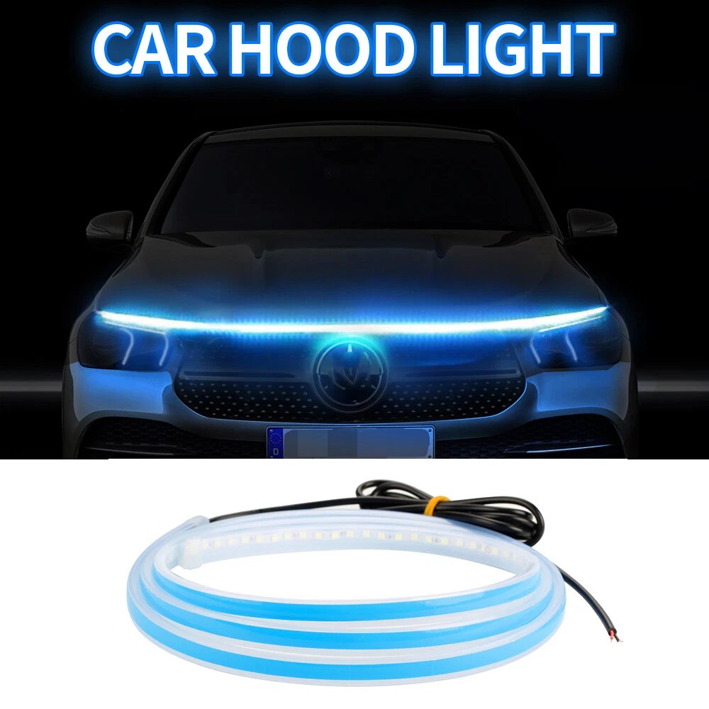 180cm Car Hood LED Daytime Running Light Strip – Waterproof Flexible DRL for Car, Truck & SUV — Prime Trend Market