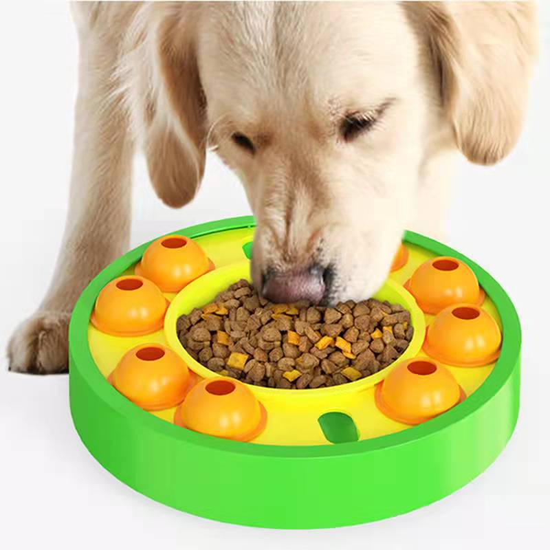 Luxury Dog IQ Puzzle Toy & Slow Feeder Treat Dispenser — BPA-Free, 3 Colors — Prime Trend Market