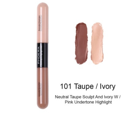 Double-Head Natural Color Brightening Liquid Concealer — Buildable Coverage, Brightening & Blendable | 5 Shades — Prime Trend Market