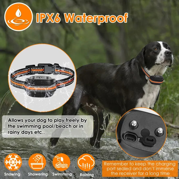 2-in-1 Dog GPS Tracker & Wireless Fence Collar — IPX6 Waterproof, 32–2887FT Range — Prime Trend Market