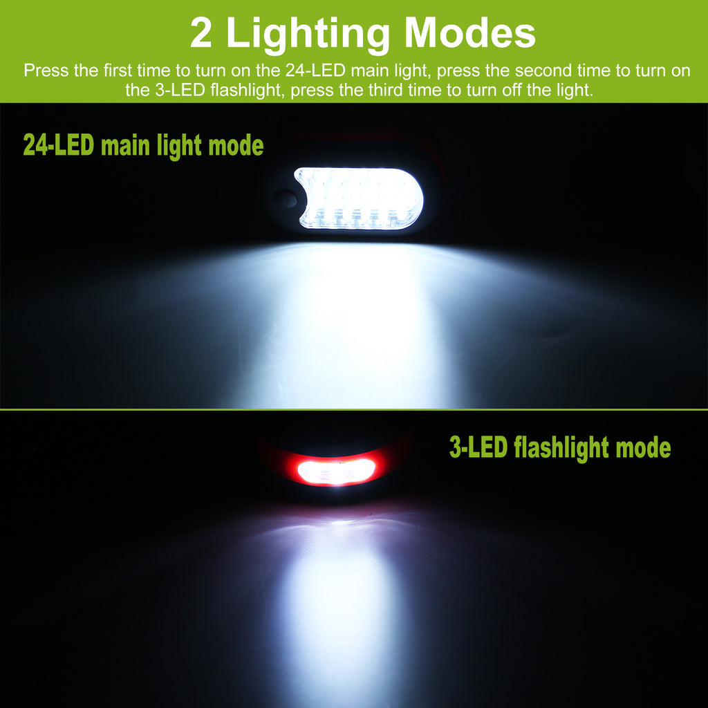 Magnetic LED Work Light with Hook — Compact Flashlight for Camping, Hiking & Emergency — Prime Trend Market