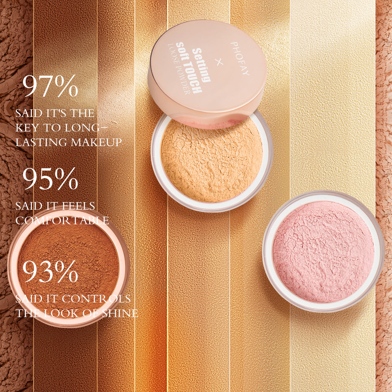 Setting Soft Touch Loose Powder — Long-Lasting, Sweatproof & Weightless | 4 Shades | 1, 2 & 3 Pack — Prime Trend Market