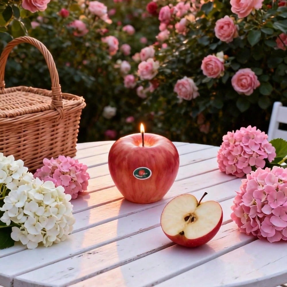 Apple-Shaped Scented Candle — Hyper-Realistic Fruit Design | Novelty Gift Candle for Home, Birthdays & Holidays — Prime Trend Market