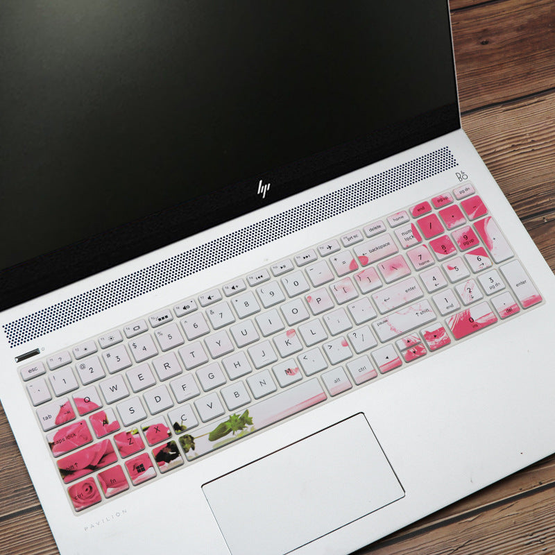 15.6" Laptop Keyboard Cover Protector | Silicone Film | 20+ Colors | Dust & Spill Protection — Eliza & Tuan