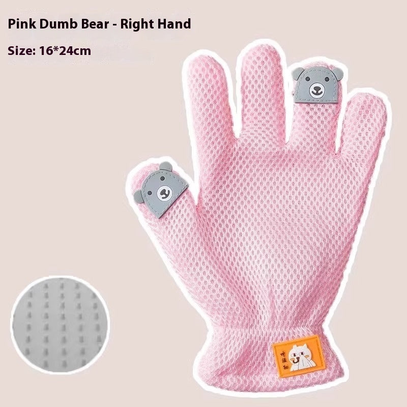 Double-Sided Pet Grooming Gloves — Cats & Dogs — Prime Trend Market
