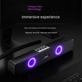 E91 RGB Bluetooth Speaker With Light — Dual Ring LED, 10W Surround Sound, TF Card, AUX, USB — Prime Trend Market