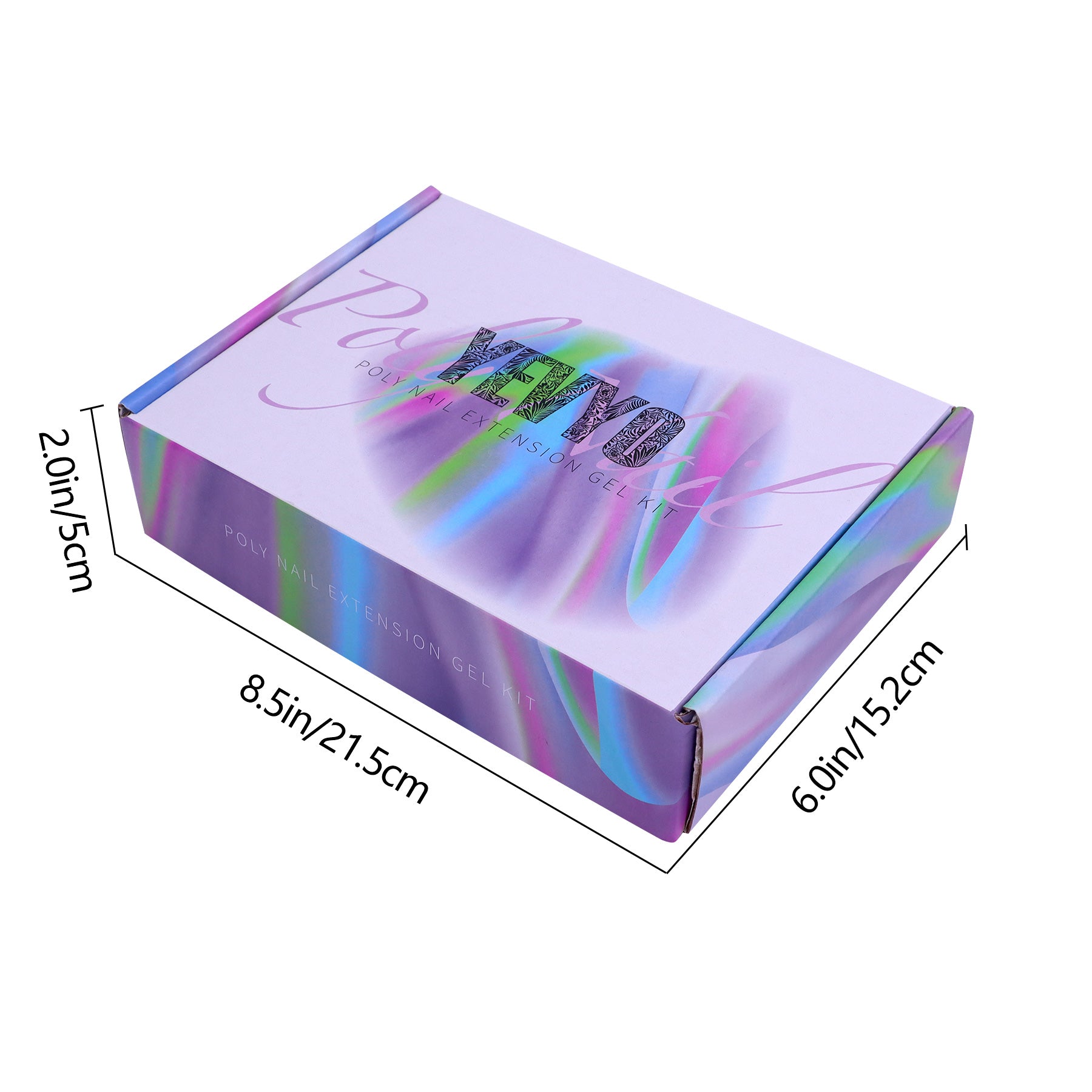 6-Color Polygel Nail Kit – UV Lamp, Slip Solution, Base & Top Coat, Tools Included — Prime Trend Market