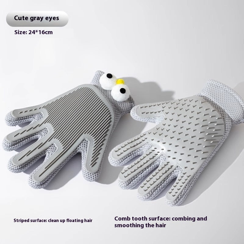 Double-Sided Pet Grooming Gloves — Cats & Dogs — Prime Trend Market
