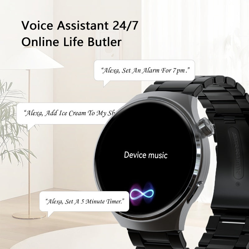 SENBONO V19 Business Smart Watch – Answer Calls, Heart Rate Monitor, Waterproof Fitness Smartwatch for Men — Prime Trend Market
