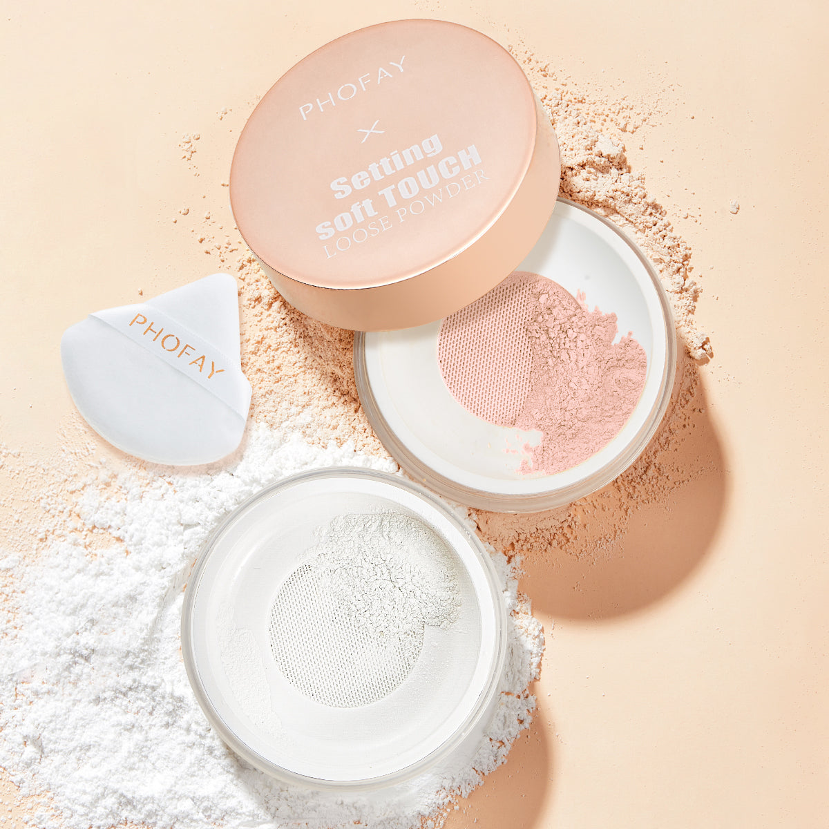 Setting Soft Touch Loose Powder — Long-Lasting, Sweatproof & Weightless | 4 Shades | 1, 2 & 3 Pack — Prime Trend Market