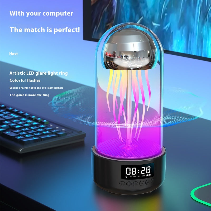 JellyGlow™ Bluetooth Speaker — Colorful Breathing LED Mood Lamp & Wireless Audio — Eliza & Tuan
