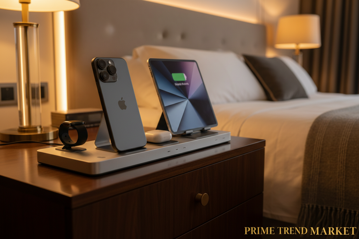 Ultimate Wireless Charging Bundle | 7-in-1 Station + 4-in-1 RGB Station + Folding 3-in-1 Charger — Prime Trend Market