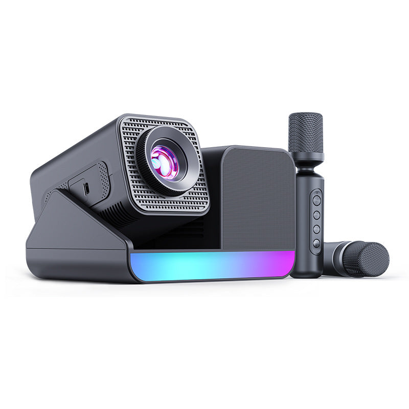 KaraokeMax™ HD Home Theater Projector — 720P with Built-In Microphone for Movie & Party Nights — Prime Trend Market