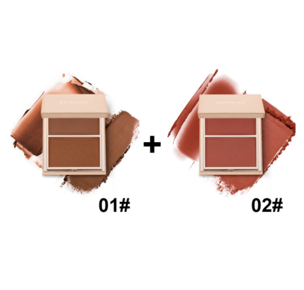 Double-Take Cream & Powder Blush Duo — Smooth, Weightless & Buildable | 6 Shades + Sets — Prime Trend Market