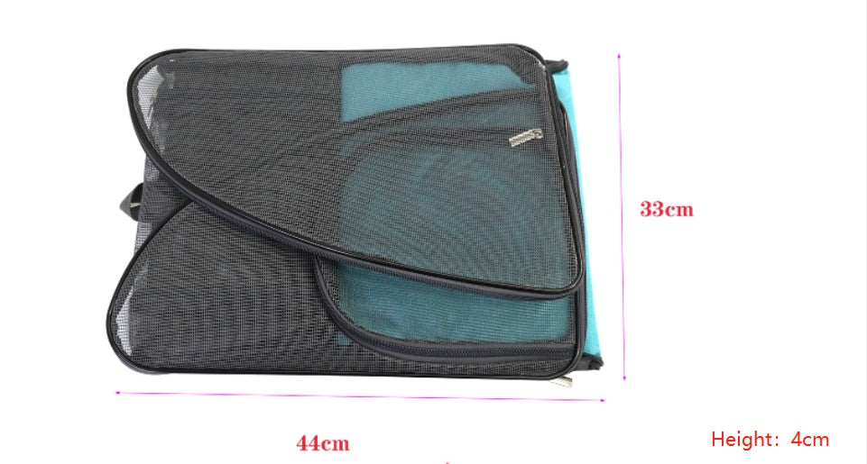 Luxury Space Capsule Pet Carrier Bag – Breathable Mesh Foldable Travel Bag for Cats & Dogs — Prime Trend Market