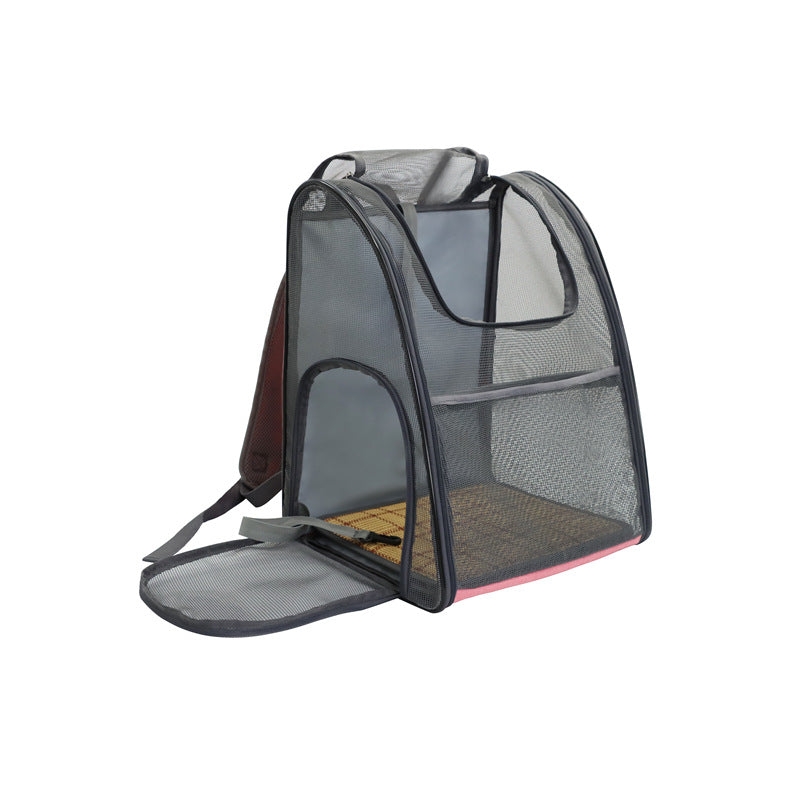 Luxury Space Capsule Pet Carrier Bag – Breathable Mesh Foldable Travel Bag for Cats & Dogs — Prime Trend Market