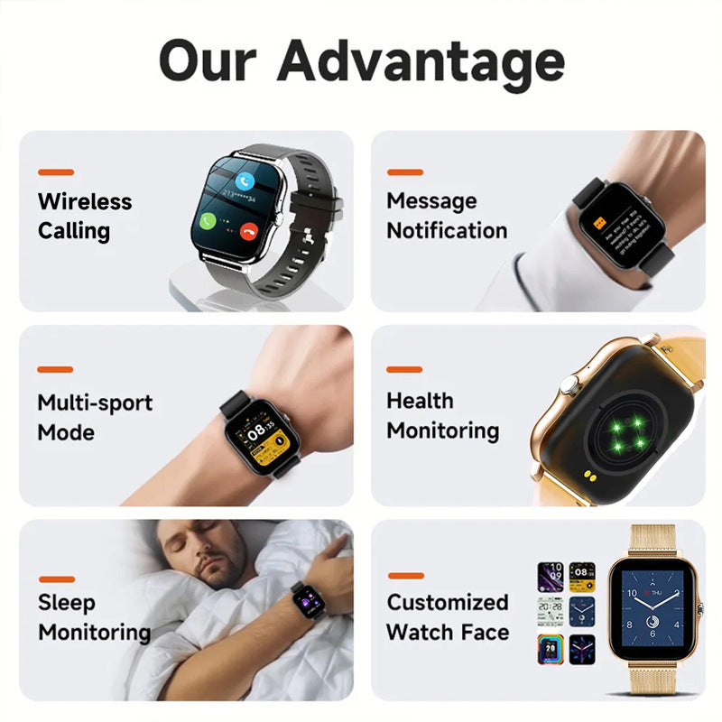 Bluetooth Smartwatch — Full Touch Screen for Men & Women — Prime Trend Market