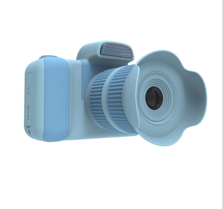 KidShot™ Mini HD Camera — Children's Digital DSLR-Style Cam in Black, Pink & Sky Blue — Prime Trend Market