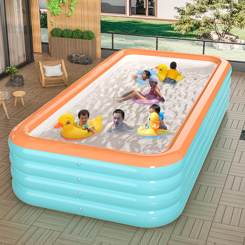 Luxury Children's Inflatable Paddling Pool – Oversized Outdoor Family Swimming Pool — Prime Trend Market