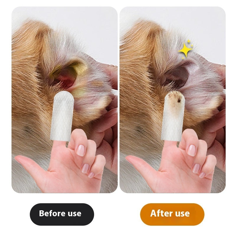 Luxury Pet Dental & Ear Care Cleaning Wipes – Disposable Fingertip Wipes for Cats & Dogs — Prime Trend Market
