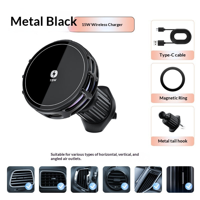 15W Magnetic Wireless Car Mount — Mirror Finish — Prime Trend Market