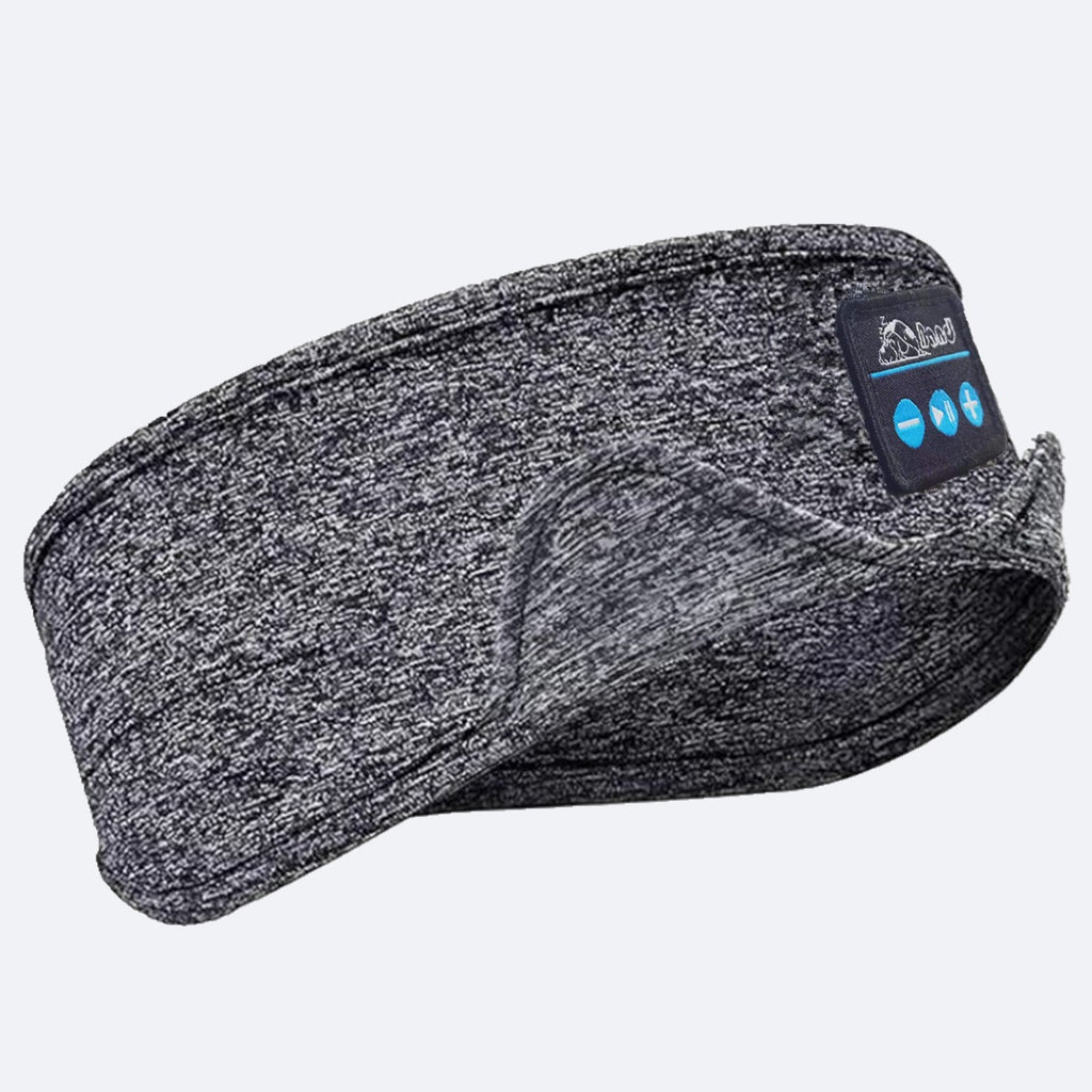 Bluetooth Sleep Headband | Wireless Music Eye Mask | Sleep Headphones | Black & Gray — Eliza & Tuan