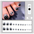 24PCS Press On Toe Nails — Stick On Artificial Fake Toe Nail Set | 24 Sizes — Prime Trend Market